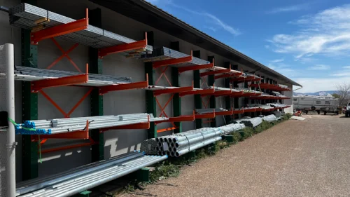 How to Store Pipes and Tubing with Cantilever Racking