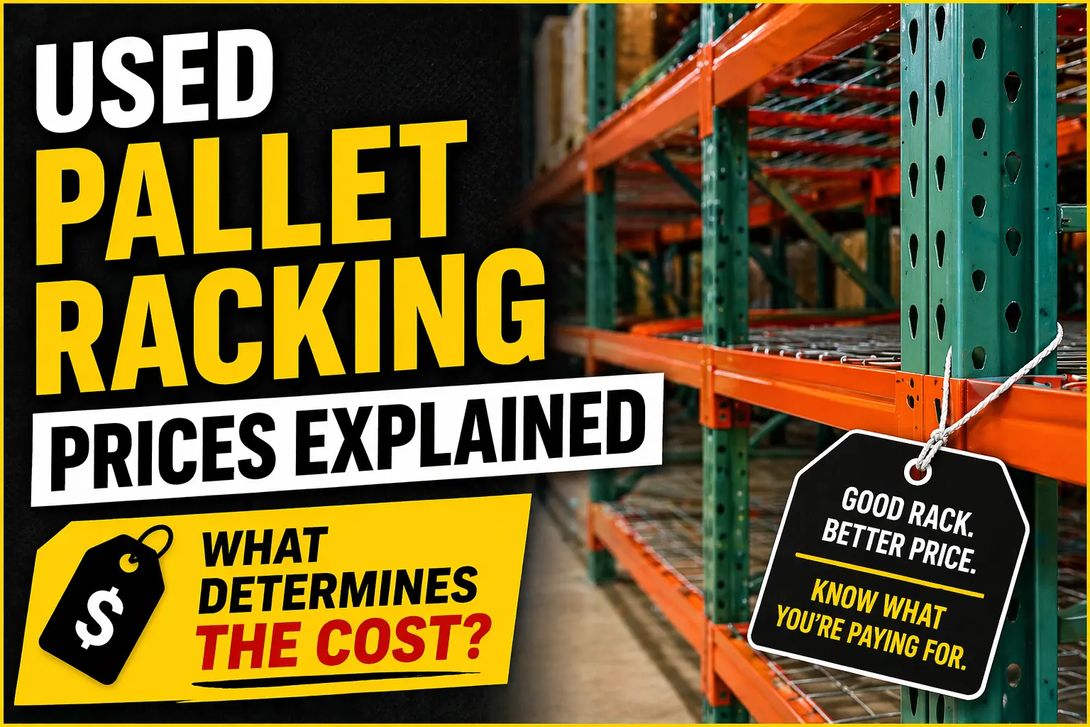 What Determines the Price of Used Pallet Racking? (Complete Breakdown) What Determines the Price of Used Pallet Racking? (Complete Breakdown)